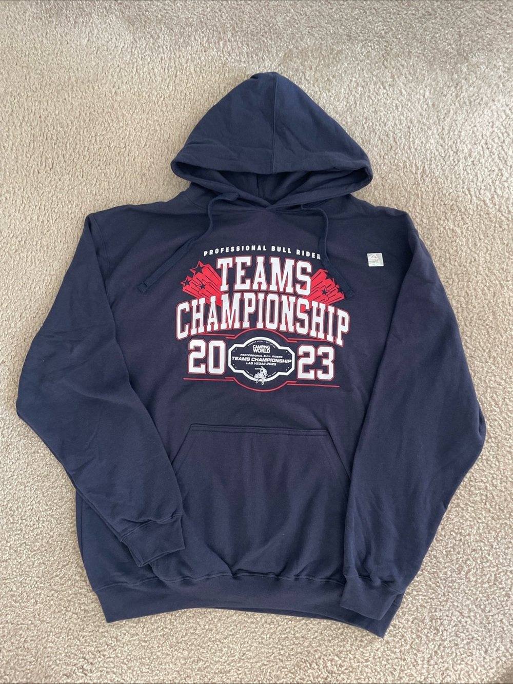 Pbr Professional Bull Riders Team Championship 2023 Hoodie Sweatshirt Size L